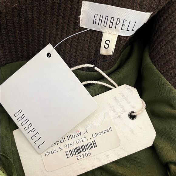 Ghospell One Shoulder Ruffle Ribbed Sweater Dress - Picture 15 of 17